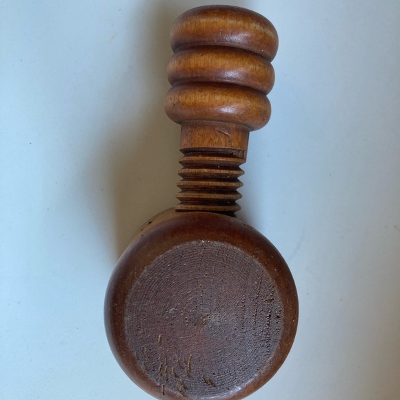 Wooden Nut Cracker Hand Turn primitive style - Picture 5 of 5